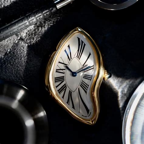 montre salvador dali cartier|cartier crash watch for sale.